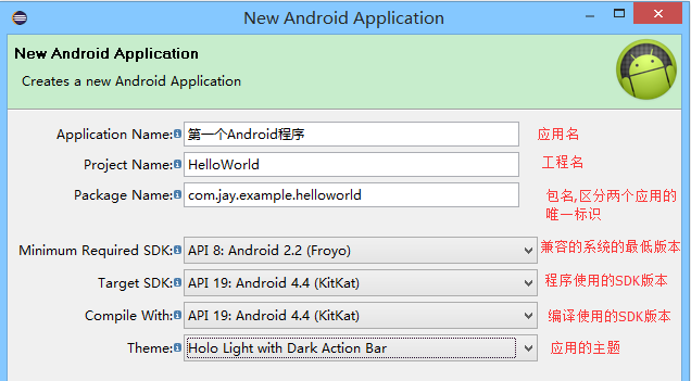 1.2.1 使用Eclipse + ADT + SDK开发Android APP