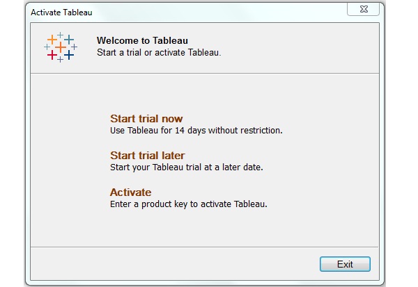 Tableau 环境配置